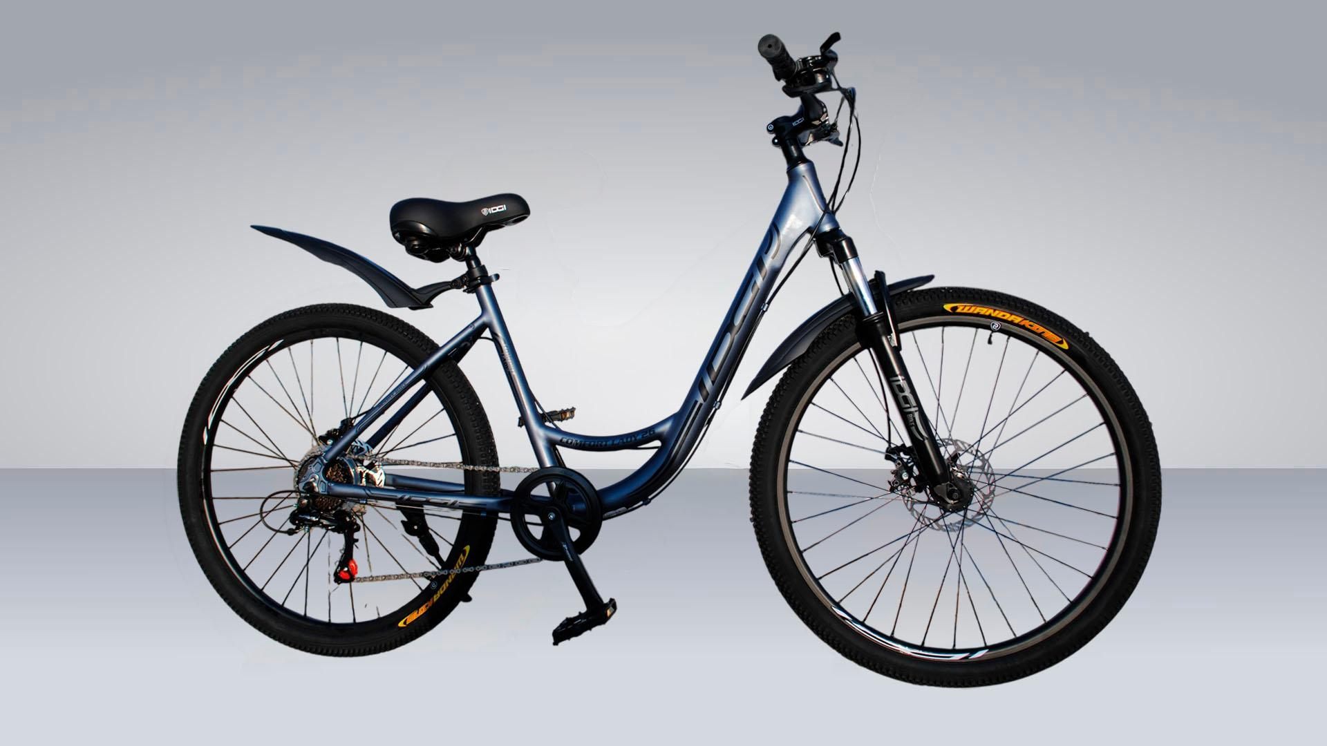 Велосипед IDGI COMFORT LADY 26 Оборудование: SHIMANO, Полированные швы
